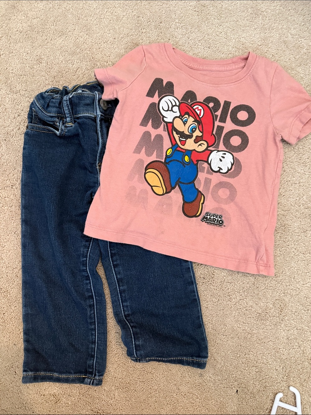 GAP 🍄 Mario wears Denim Set